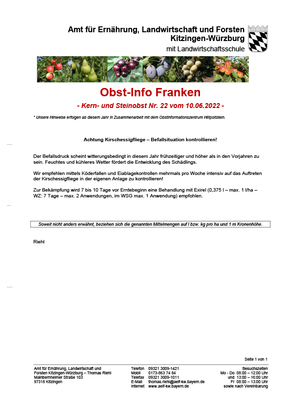 Obst-Info Franken 2022 22 Obst-Info Franken 2022 22